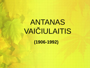 Antanas Vaičiulaitis