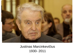 Justinas Marcinkevičius. Paveikslėlis 1