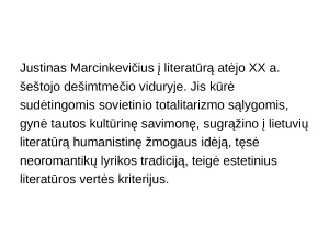 Justinas Marcinkevičius. Paveikslėlis 9