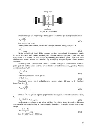 Hidromechanikos laboratorinių darbų ataskaita. Paveikslėlis 10