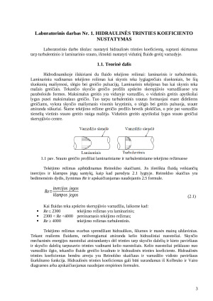 Hidromechanikos laboratorinių darbų ataskaita. Paveikslėlis 3