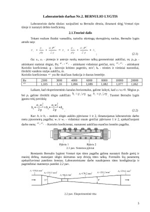 Hidromechanikos laboratorinių darbų ataskaita. Paveikslėlis 5