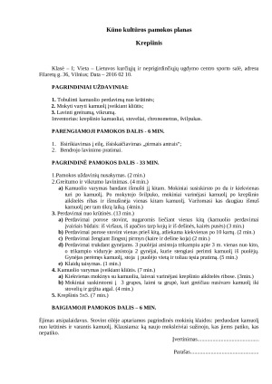Pamokų planai: tinklinis, krepšinis.. Paveikslėlis 4