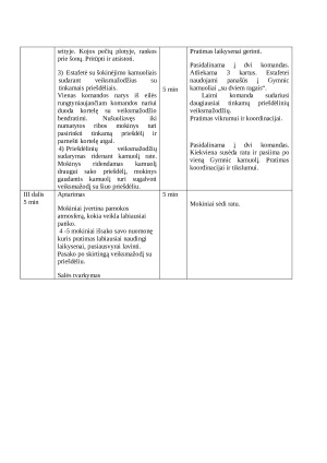 Integruotas kūno kultūros ir lietuvių pamokos planas 4 klasei: Netradicinis fizinis aktyvumas. Paveikslėlis 3