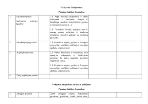 Biologijos pamokos ilgalaikis planas 7 klasei. Paveikslėlis 6