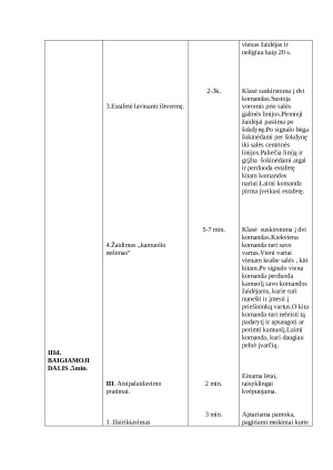 Pamokos planas: Judrieji žaidimai. Paveikslėlis 3