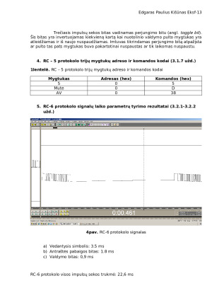 Infroraudonųjų spindulių nuotolinių valdymo pultų tyrimas. Paveikslėlis 3