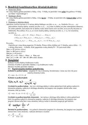 Diskrečiūjų struktūrų egzamino konspektas