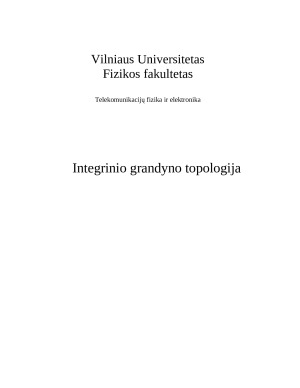 Integrinio grandyno topologija. Paveikslėlis 1