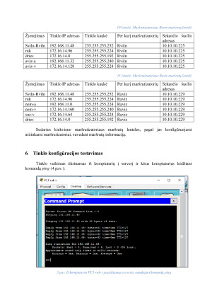Kompiuterių tinklo projektavimas ir modeliavimas. Projektas. Paveikslėlis 9