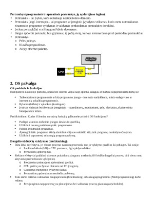 Operacinės sistemos. Konspektas. Paveikslėlis 2