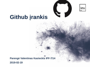 Github įrankis. Paveikslėlis 1