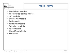 Programų inžinerijos procesų modeliai. Paveikslėlis 2