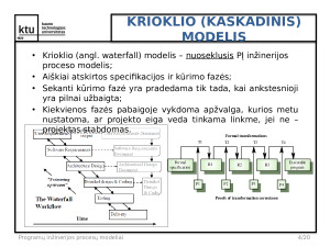 Programų inžinerijos procesų modeliai. Paveikslėlis 4