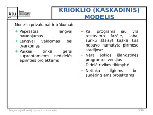 Programų inžinerijos procesų modeliai. Paveikslėlis 5