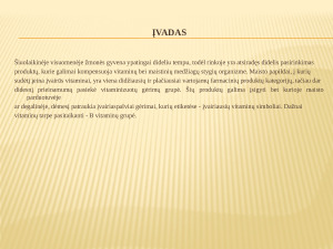 B grupės vitaminai. Paveikslėlis 2