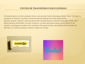 Įmonių (startuolių) palyginimas. Vinted, transfergo. Paveikslėlis 10