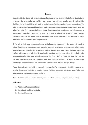 Jakudza. Paveikslėlis 1