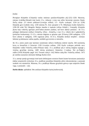 Klaipėdos karinis kraštovaidzis. Paveikslėlis 1