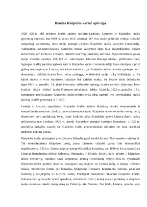 Klaipėdos karinis kraštovaidzis. Paveikslėlis 2