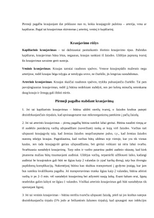 Kraujavimas. Paveikslėlis 2