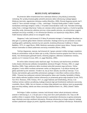 Įvairių veiksnių įtaka informacijos atkūrimui. Paveikslėlis 10