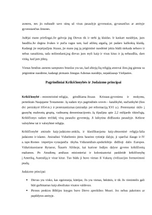 Judaizmo ir Krikščionybės palyginimas. Paveikslėlis 4