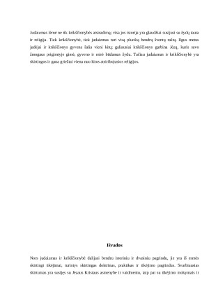 Judaizmo ir Krikščionybės palyginimas. Paveikslėlis 6