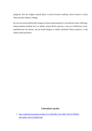 Judaizmo ir Krikščionybės palyginimas. Paveikslėlis 7