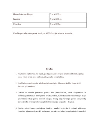 Kelionės  paslauga savaitgaliui kelionės maršrutu. Paveikslėlis 9