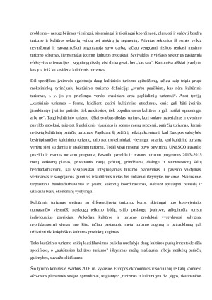 Kultūrinis turizmas. Paveikslėlis 8