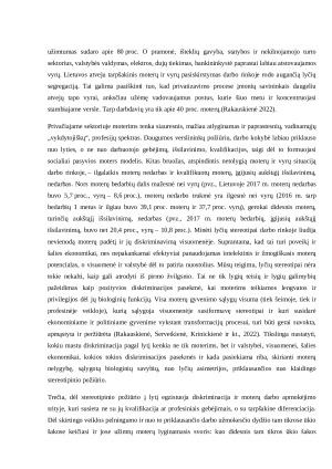 Moterų ir vyrų darbo užmokesčio atotrūkio apibūdinimas. Paveikslėlis 3