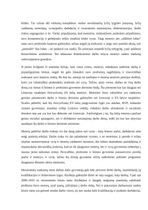 Moterų ir vyrų darbo užmokesčio atotrūkio apibūdinimas. Paveikslėlis 9