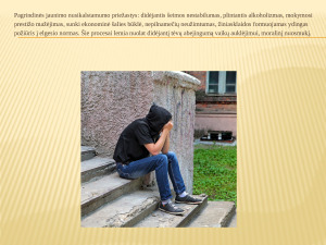 NEPILNAMEČIŲ NUSIKALSTAMUMO PROBLEMA IR PRIELAIDOS. Paveikslėlis 5