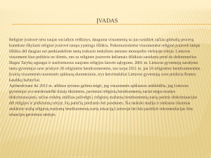 Religijos šiuolaikiniame pasaulyje. Paveikslėlis 2