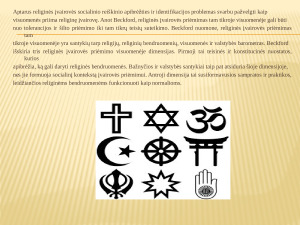 Religijos šiuolaikiniame pasaulyje. Paveikslėlis 4