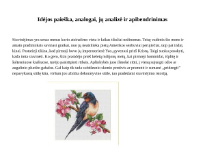 Siuvinėjimas Kryželiu. Paveikslėlis 5