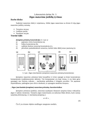 Jėgos matavimo jutiklių tyrimas