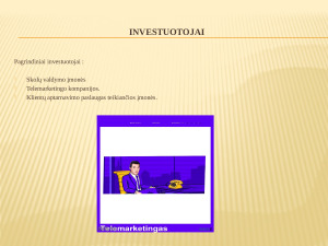 Startuolio ,,planas chuliganas’’ ekosistema. Paveikslėlis 2