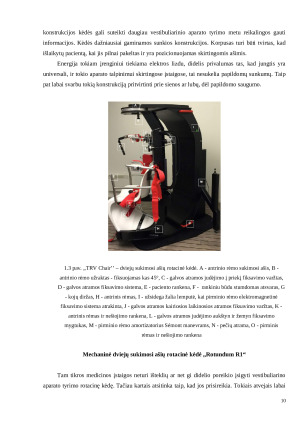 VETIBULIARINĖS SISTEMOS TESTAVIMO KĖDĖS PROJEKTAVIMAS. Paveikslėlis 10