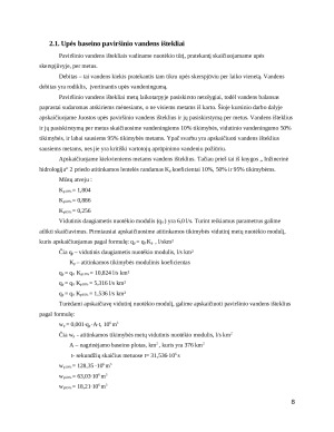 Juostos upės baseino vandens išteklių naudojimas ir apsauga. Paveikslėlis 8