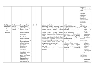 Lietuvių kalbos ir literatūros pamokų ilgalaikis planas 5 klasei. Paveikslėlis 8