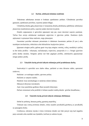 MOKOMOJI GAMYBOS PROCESO IR REMONTO PRAKTIKOS ATASKAITA. Paveikslėlis 8