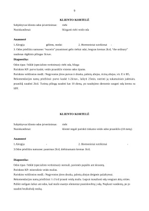 KOSMETIKOS PRODUKTŲ KONSULTANTO PRAKTIKOS ATASKAITA. Paveikslėlis 9