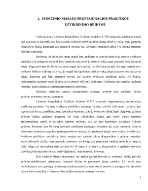 SPORTINIO MASAŽO PROFESINĖ PRAKTIKA. Paveikslėlis 3
