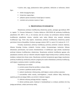 SPORTINIO MASAŽO PROFESINĖ PRAKTIKA. Paveikslėlis 8