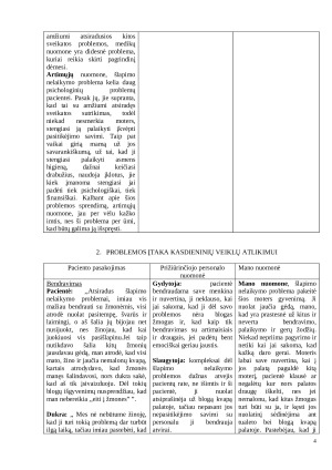 ŠLAPIMO NELAIKYMAS. Geriatrijos ir gerontologijos praktikos savarankiškas darbas. Paveikslėlis 4