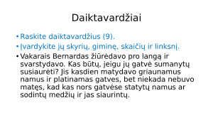 Morfologija. Užduotys. Paveikslėlis 2