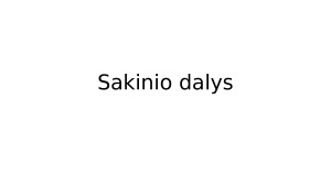 Sakinio dalys, veiksnys, tarinys (teorija, užduotys)