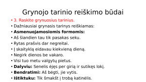 Sakinio dalys, veiksnys, tarinys (teorija, užduotys). Paveikslėlis 8